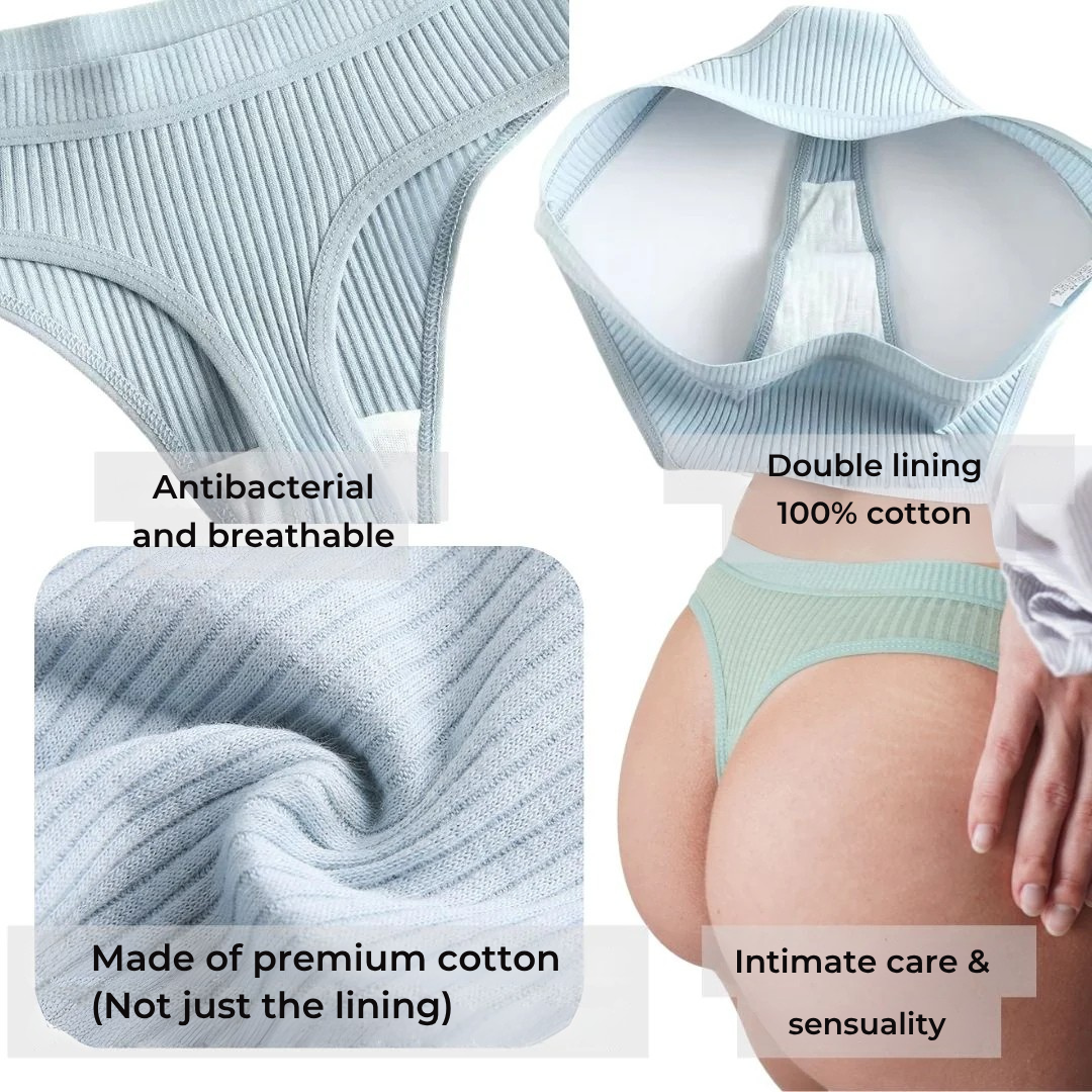 CottonComfort™ – String Antibacterial, Breathable Everyday Comfort