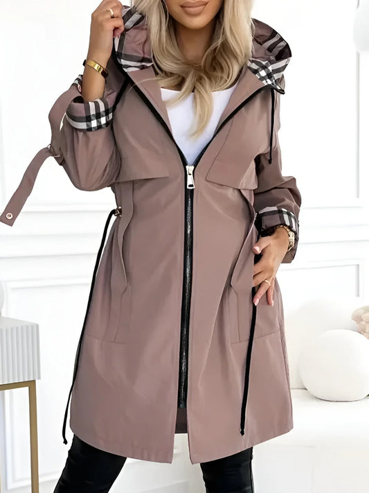 Naelle™ – Waterproof and Windproof Zip-Up Coat